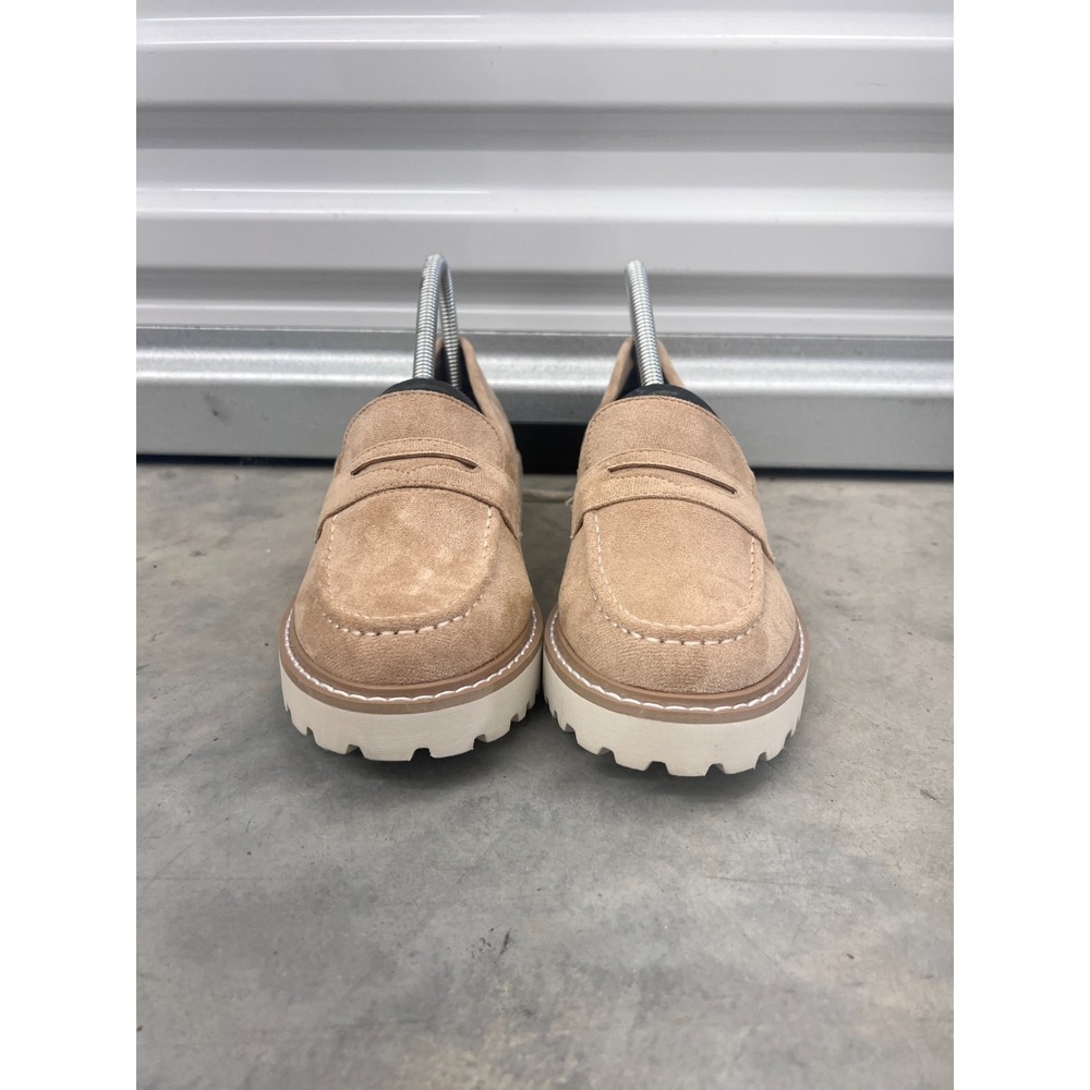 Pierre Dumas Mora-1 Penny Loafer Women's 7 M Beige Slip On Casual Shoes Outdoor - Picture 4 of 8